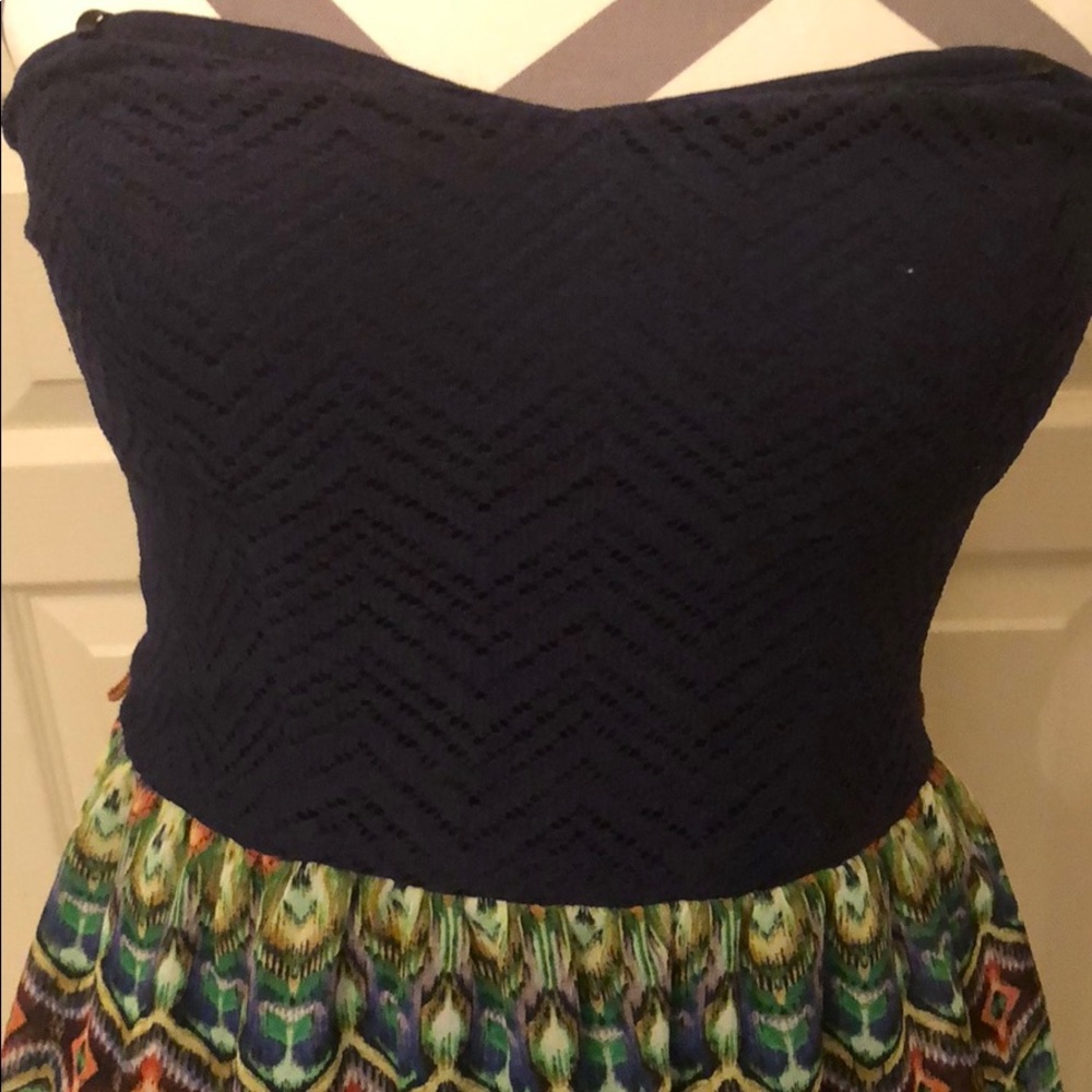 Multi-Colored Print Dress - Picture 2 of 2